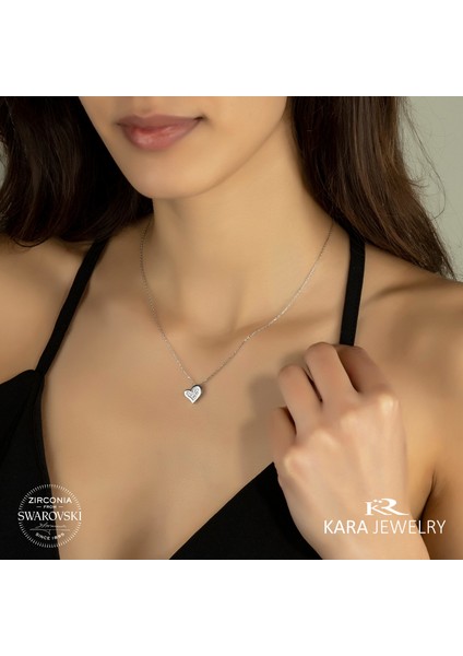 925 Ayar Gümüş Kalp Temalı Kolye fiyatları