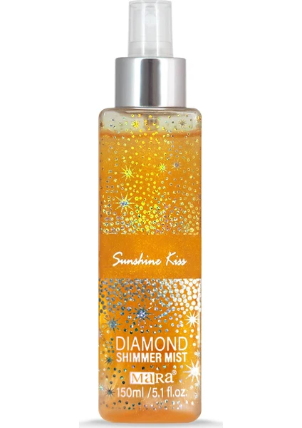 Sunshine Kiss Diamond Shimmer Mist Vücut Spreyi Gold