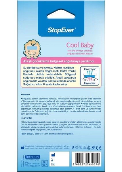 Cool Baby Soğutucu Baş Bandı 6'lı