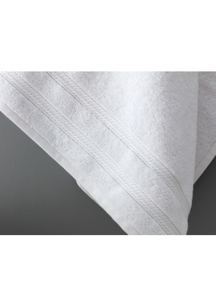 Ryella Armürlü Banyo Havlusu - Beyaz - 80x150 cm fiyatları