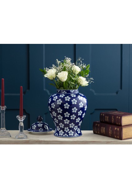 Troyes Bleu Blanc Dekoratif Obje