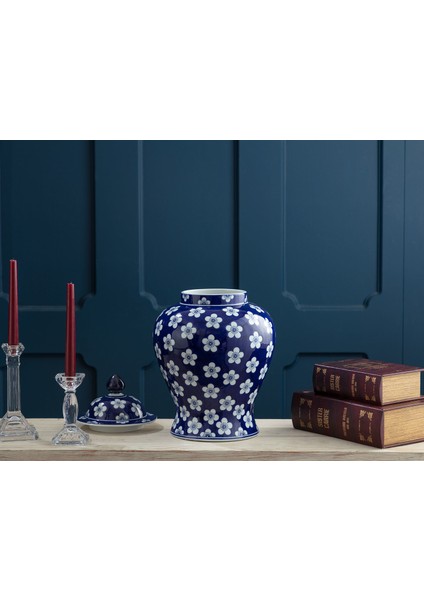 Troyes Bleu Blanc Dekoratif Obje