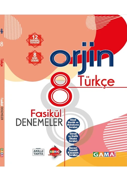 Gama Yayınları 8. Sınıf OrjinTürkçe Fasikül Denemeler