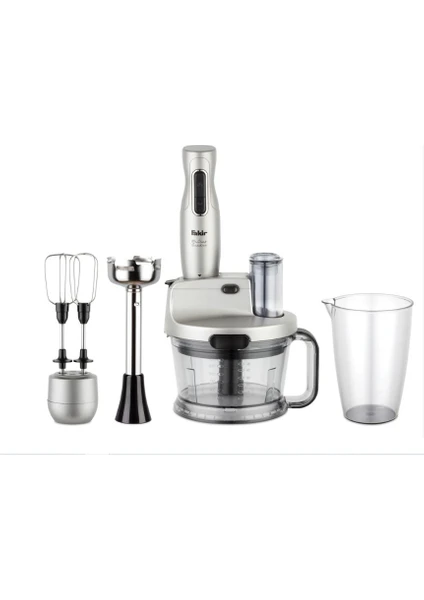 Mr Chef Quadro Silver Stone Blender Set