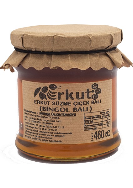 Ham Çiçek Balı (Bingöl Bölgesi) 460 gr