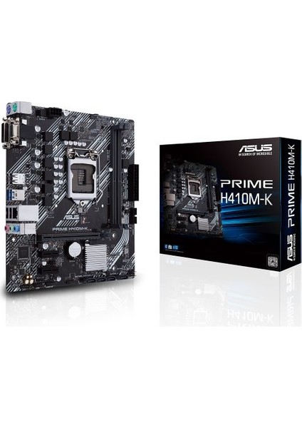 Prime H410M-K Intel H410 (OC) DDR4 2933 MHz Lga1200 mAtx Anakart