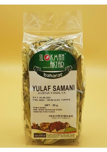 Yulaf Samanı 20 gr