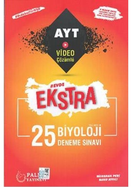 YKS AYT Ekstra Biyoloji 25 Deneme Sınavı