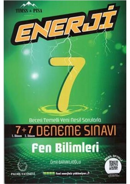 7. Sınıf Enerji 7+7 Fen Bilimleri Deneme Sınavı