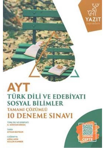 Yazıt YKS AYT Türk Dili Ve Edebiyatı-Sosyal Bilimler Çözümlü 10 Deneme Sınavı - Ayhan Bayram