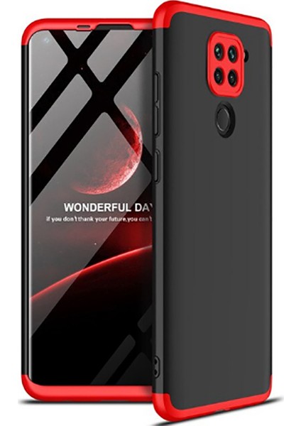 Xiaomi Redmi Note 9 Kılıf Zore 3 Parçalı Sert AYS Kapak +Nano Cam