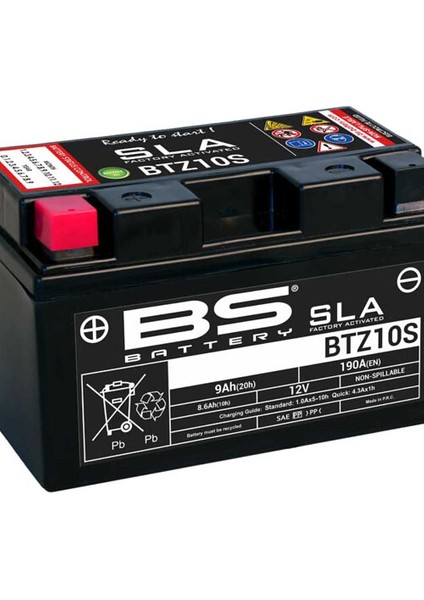 BTZ10S (Sla) Motosiklet Aküsü