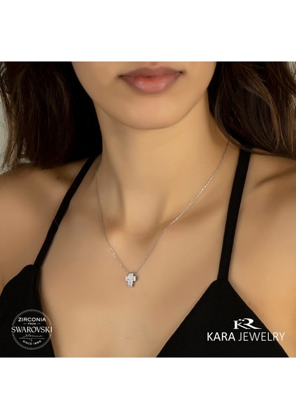 925 Ayar Gümüş Haç Temalı Kolye fiyatları