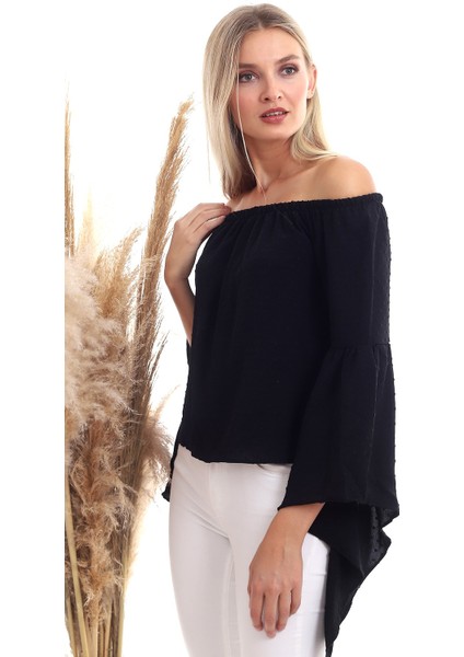 20333347 Dok.ponponlu Madonna Balta Kol Bluz Siyah indirimleri