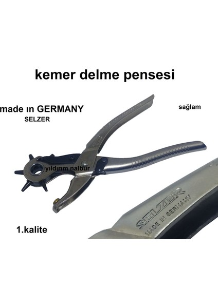 Kemer Delme Pensesi Alman Malı Kemer Perçin Delik Açma Pense fiyatları