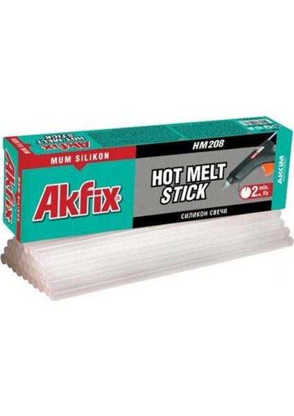 Sıcak Mum Silikon Çubuk Kalın 11.2X300 mm 1 kg (1 Paket)