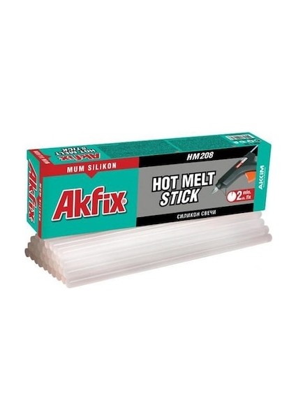 Sıcak Mum Silikon Çubuk Kalın 11.2X300 mm 1 kg (1 Paket)