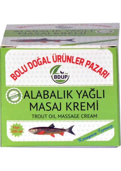 Alabalık Yağlı Masaj Kremi 100 ml x 6 Adet