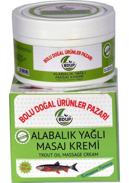 Alabalık Yağlı Masaj Kremi 100 ml