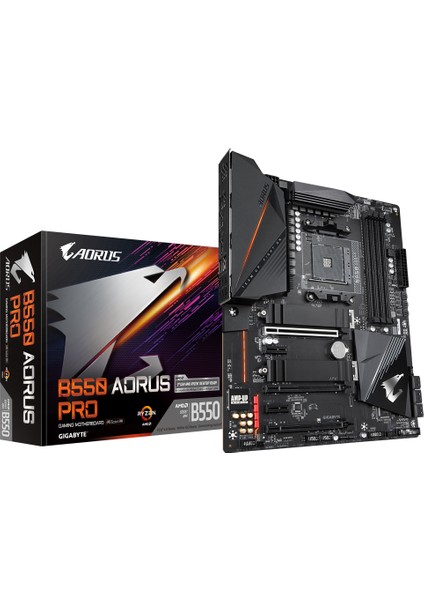 B550 Aorus Pro AMD B550 2133 MHz DDR4 Soket AM4 ATX Anakart