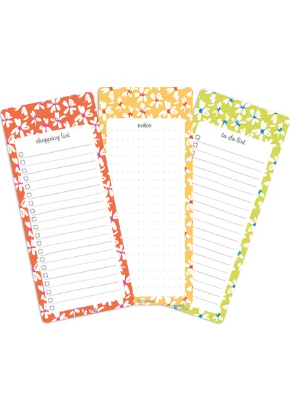 Papatya Bloknot Seti- To-Do List, Shopping List & Notes 3’lü