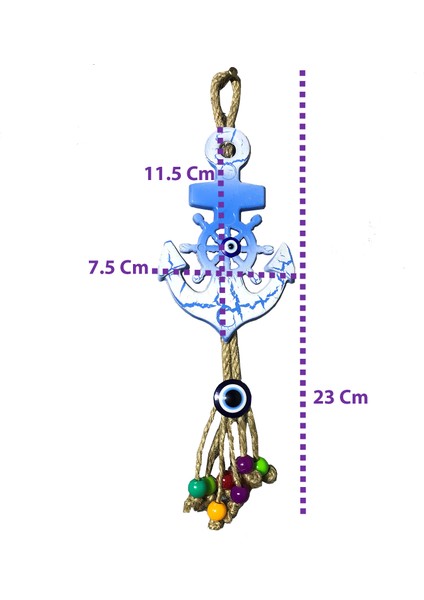 Sarkaç Çapa Dümeni Duvar Süsü Çatlatma Tekli modelleri