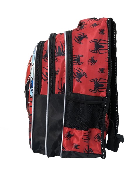 Erkek Çocuk Örümcek İlkokul Çantası Siyah modelleri