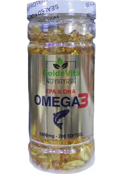 Goldevita Omega 3 Balık Yağı 200 Yumuşak Softgel