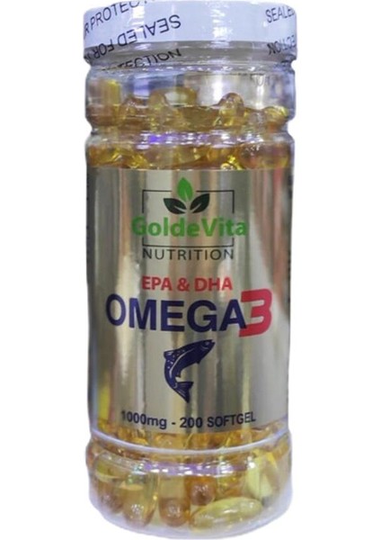 Goldevita Omega 3 Balık Yağı 200 Yumuşak Softgel