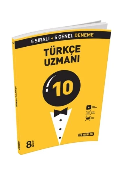 Hız Yayınları 8. Sınıf Türkçe Uzman 10'lu Deneme