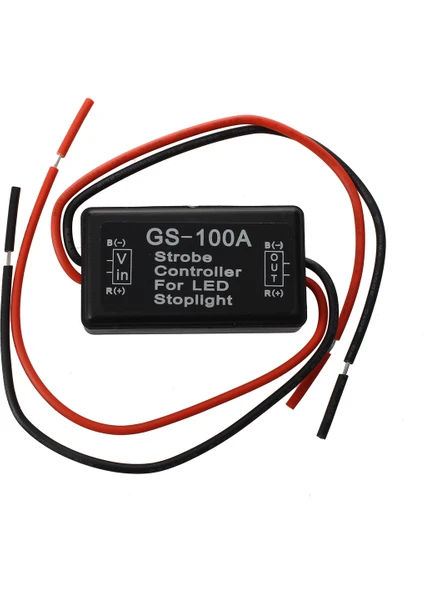 GS-100A  F1 LED Çakar Devresi Modülü LED Flaşör