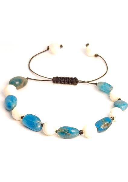 Apatit Sedef Örme Bileklik