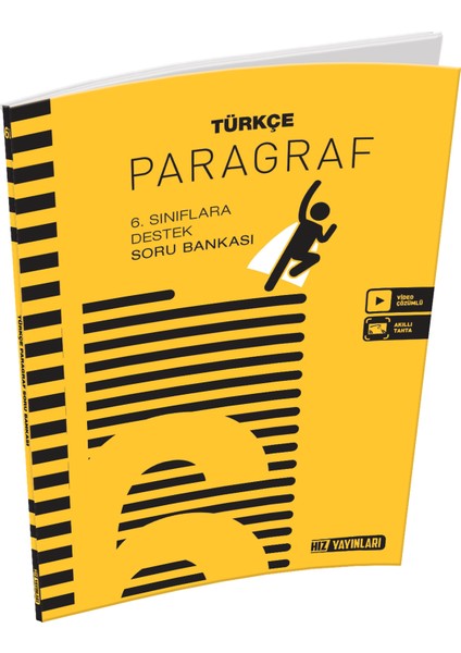 Hız Yayınları 6. Sınıf Türkçe Paragraf Soru Bankası