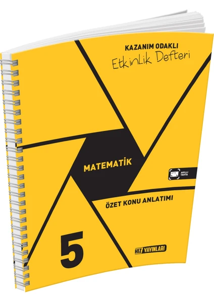 Hız Yayınları 5. Sınıf Matematik Özet Konu Anlatımlı Etkinlik Kitabı