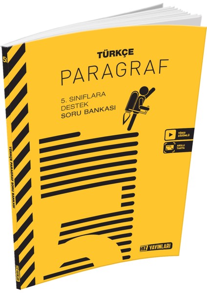 Hız Yayınları 5. Sınıf Türkçe Paragraf Soru Bankası