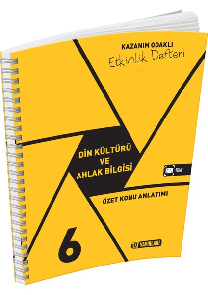 Hız Yayınları 6. Sınıf Din Kültürü ve Ahlak Bilgisi Özet Konu Anlatımlı Etkinlik Kitabı