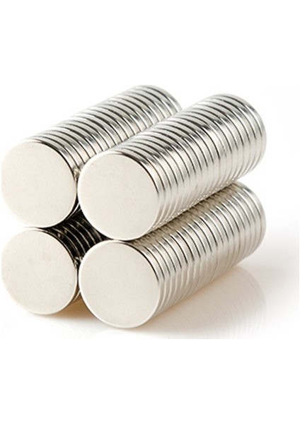 Küçük Neodyum Mıknatıs Yuvarlak 10 x 1 mm 10'lu