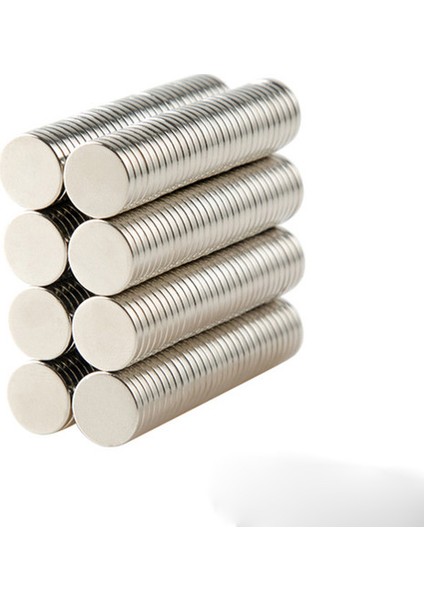 Küçük Neodyum Mıknatıs Yuvarlak 10 x 1 mm 10'lu