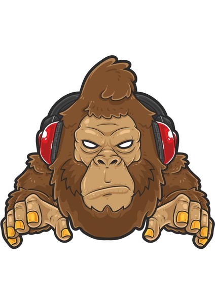 Kulaklık Maymun 00293 12 x 13 cm