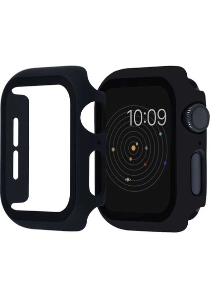 Apple Watch Uyumlu 1 2 3 4 5 42Mm Ekran Koruyucu Full Glue Gard Renkli Siyah