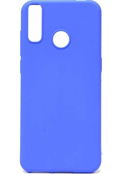 General Mobiile Gm10 Kılıf Premier Silikon Koruma+Nano Glass Mavi