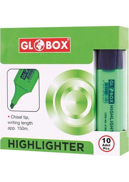 Highlighter Fosforlu Kalem 10'lu