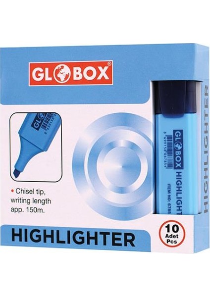 Highlighter Fosforlu Kalem 10'lu