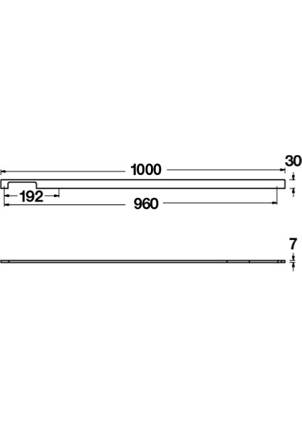 Mıa Sıde Iı Kulp P. Çelik Renkli 1000mm