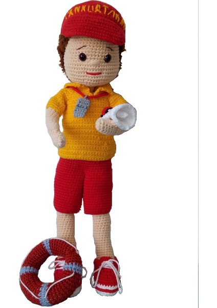 Amigurumi Organik Oyuncak Bebek Can Kurtaran
