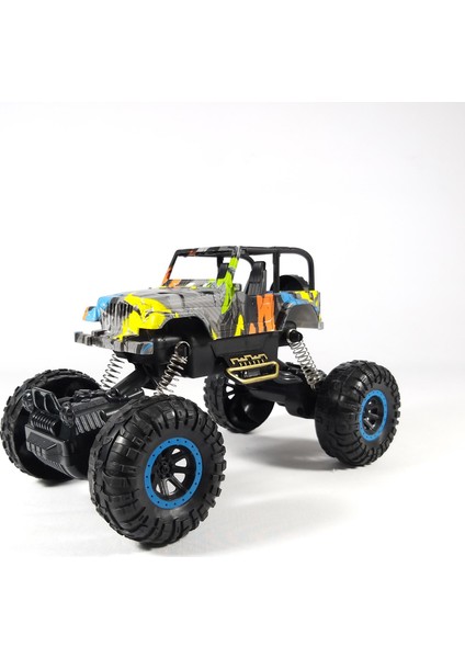 Off Road Süspansiyonlu Jeep Uzaktan Kumandalı Pilli 1:16 Ölçek