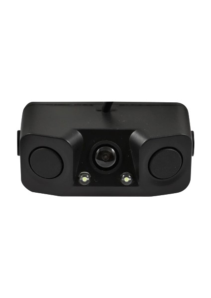 X-2424 Sensörlü Geri Görüş Kamerası Gece Görüş ve LED Aydınlatma ile 2 Adet Park Sensörü