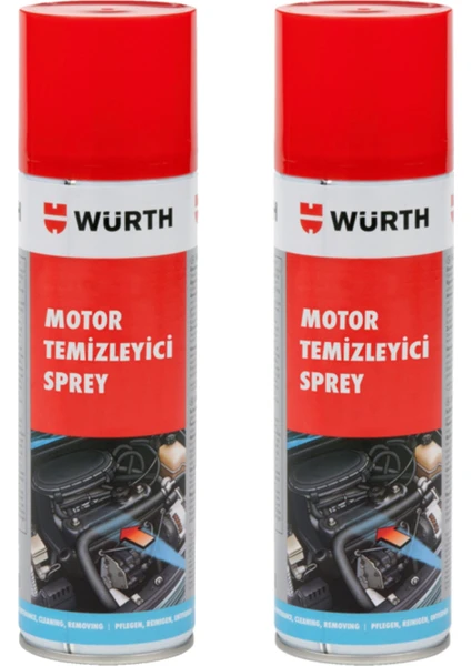 2x Motor Temizleyici Sprey 500 ml (Su Gerekmez)