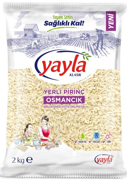Pirinç Osmancık 2 kg 2'Li