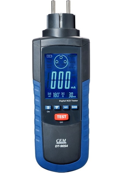 CemDt-9054 Kaçak Akım Röle (Rcd) Test Cihazı